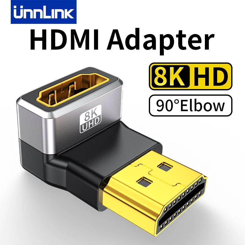 Unnlink HDMI  -/ ÷ Ʈ, HDTV PS4 PS5 ƮϿ, HDMI , 90  , 8k, 60HZ